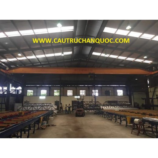 Cầu trục 5 tấn hàn quốc 1 dầm đơn khẩu độ nhà xưởng 20m
