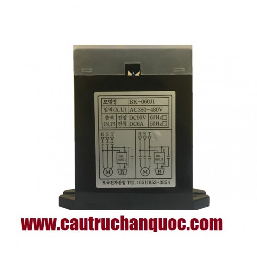 DIOT BK-060J1.chỉnh lưu dòng điện 3Pha 380V sang 1Pha 90V palang hàn quốc 