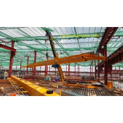 Cầu trục 3 tấn hàn quốc 1 dầm đơn khẩu độ nhà xưởng 10m
